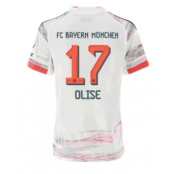 Billige Fotballdrakt Bayern Munich Michael Olise #17 Replika Bortedrakt Dame 2025-26 Kortermet